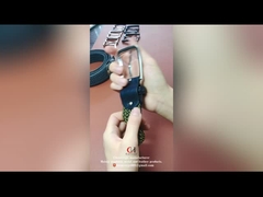 Correa trenzada tejida ODM de la correa de la aguja de la lona elástico de la hebilla